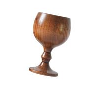 Wiffe Gobelet en bois fabriqué à la main avec une texture naturelle, B | Gobelet traditionnel en bois, coupe de calice de communion, Surfaces lisses, idéal pour les pubs à domicile et les