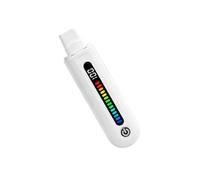 Wiffe Guidage visuel pour la respiration - Affichage de la progression | Lumières souples avec embout buccal - Appareil d'entraînement portable - Contrôle facile