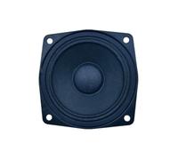Wiffe Haut-parleur carré 52 mm 4 Ohm 5 W Caisson de basses | Haut-parleur, caisson de basses compatible Bluetooth, amplificateur portable multimédia, cadre en caoutchouc