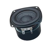 Wiffe Haut-parleurs HiFi Portables avec Caisson de Basses carrés de 3 Pouces, pour Home cinéma, configurations faciles, sensibilité de 86db, 25W, 4 / 8ohm, pour la Maison