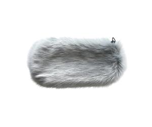 Wiffe Housse coupe-vent pour microphone avec manche à poils longs pour