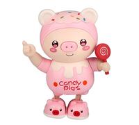 Wiffe Jouet de Cochon Dansant Musical électrique animé avec LED, B | Capteurs automatiques activés par le mouvement pour, divertissement d ' intérieur, lumière clignotante