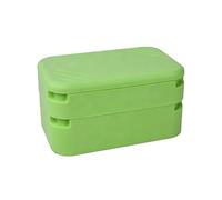 Wiffe Kitchen Drink Prep Moule à glace avec couvercle Vert | Plateau cube en silicone, libération du congélateur, guide d'aide pour boissons à la maison