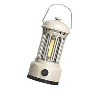 Wiffe Lampe de Camping rétro résistante à l ' Eau, Texture ABS, White | Apparence rétro, rechargeable IPX4, lumière extérieure, éclairage avancé, adapté activités de plein air