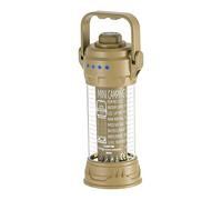 Wiffe Lampe de randonnée Flexible avec éclairage, Khaki | Lampe de randonnée flexible avec batterie rechargeable permanente, étanche IPX4 pour diverses applications