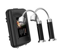 Wiffe Lampe LED Portable résistante intempéries avec Base pour Garage et tâches, Lampe de Barbecue Portable