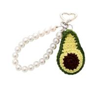 Wiffe Lanière de téléphone créative en Forme de Fruit, Porte-clés en Perles, Cordon Anti-Perte, Fils tissés à la Main, Ornements pour Tous Les âges, Porte-clés en Perles,