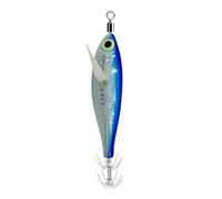 Wiffe Leurres Multicolores à Ventre Rond, crevettes, calmar, appâts pour la pêche en Eau salée et en Eau Douce, leurres pour truites
