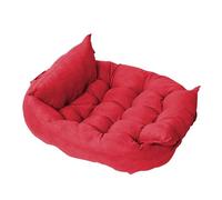 Wiffe Lit pour Animaux de Compagnie avec Bouton réglable, Doux et Beau, Panier pour Chien antidérapant, canapé pour Chien, Tapis de lit nid à Bouton réglable