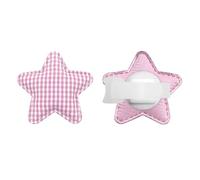 Wiffe Lot de 2 accessoires élégants en forme d'étoile, B | À attacher et à détacher, tissu flexible, sensation confortable, look tendance pour un usage quotidien