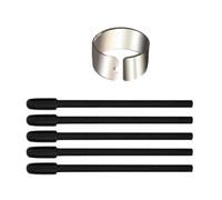 Wiffe Lot de 5/10 pointes de stylo en fibre haute précision, écriture douce et contrôle précis pour tablettes Movinkpad 11 Pro14 14", tablettes portables, pointes de stylo à dessin
