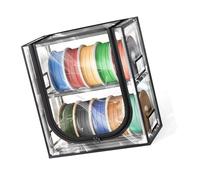 Wiffe Mallette de Rangement pour filaments à Cadre métallique Robuste | Conception à deux sections haute capacité pour 12 bobines avec assemblage et construction métallique