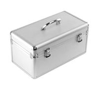 Wiffe Mallette de transport en aluminium pour disques durs 8 x 3,5 et 6 x | Étui pour disques durs portables 25,4 x 8,9 cm/20,3 x 8,9 cm et 6 x 2 pour classification et stockage