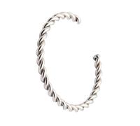 Wiffe manchette spirales pour, Steel color number 2 | Accessoire de bijoux plaqué argent portable, usage quotidien confortable pour les styles quotidiens, pochettes