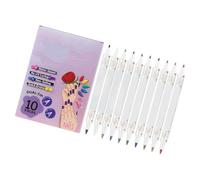 Wiffe Marqueurs d ' ongles professionnels de 10 couleurs avec technologie de séchage rapide et résistant fuites pour des dessins d ' ongles instantanés stylos stylos à séchage rapide