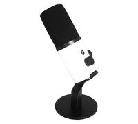 Wiffe Microphone de Diffusion à réduction de Bruit avec Bouton de | Microphone de diffusion à suppression de bruit de qualité studio avec prise confortable pour des émissions en