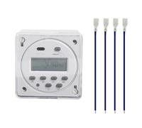 Wiffe Minuterie programmable Professionnelle et conviviale avec Batterie intégrée pour Le contrôle du Temps Gestion optimisée des appareils Commutateurs de minuterie numériques