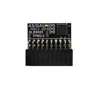 Wiffe Module de sécurité TPM1.2 Complet, Carte de sécurité matérielle de Plate-Forme de Confiance LPC 20 Broches pour la Protection des données Module de Protection des données