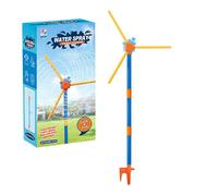 Wiffe Moulin à vent rotatif en ABS, extérieur, F WINDMILL | Avec plusieurs buses pour jouer par temps chaud, amusement des enfants et irrigation du jardin, rafraîchissement des animaux