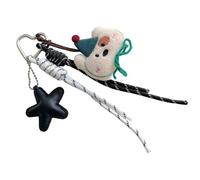 Wiffe Ornement de porte-clés ours de dessin animé avec | Styles de présentation individuels à la mode, décoration de à main pour les amoureux des animaux à la recherche