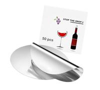 Wiffe Outil de prévention des déversements de verseurs de vin, Lavable Lave-Vaisselle pour la Liqueur de Champagne, résistant fuites, Outil de Distribution d ' Aide versement du vin, 50