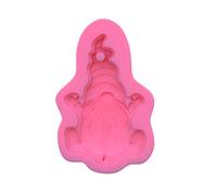 Wiffe Père Noël Petit Nain Silicone Époxy Moule Porte-clés Pendentif Bijoux Artisanat Moule pour Noël Amour Bijoux Pendentif Moule