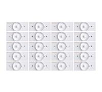 Wiffe Perles de Lampe LED, réparation Efficace du rétroéclairage, avec Perles de Lampe 3V 6V LG6V en Option pour téléviseurs 32-65 Pouces, 20/10 pièces