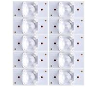 Wiffe Perles de Lampe LED, réparation Efficace du rétroéclairage, avec Perles de Lampe 3V 6V LG6V en Option pour téléviseurs 32-65 Pouces, 20/10 pièces