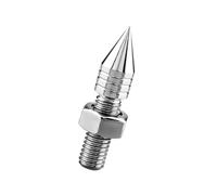Wiffe Pied stéréo en acier inoxydable avec isolation conique M 8 | Quincaillerie conique avec arbre fileté et écrou de verrouillage pour installation stéréo domestique et utilisation