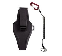 Wiffe Porte-Pinces avec Clip Rotatif et Cordon enroulé | 1 de pince et 1 attache enroulée, gaine et ligne de connexion séparées, matériel de fixation à boucle et à