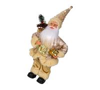 Wiffe Poupée en Peluche Père Noël avec Un Design Doux, Gold | Matériaux sans danger pour les, avec poupée en peluche, artisanat familial pour et adultes, maisons