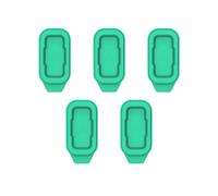 Wiffe Protection de port de charge en silicone anti-poussière, vert menthe | Bouchons de port de charge étanches à l'eau et à la poussière pour certaines montres d'extérieur, design ajusté