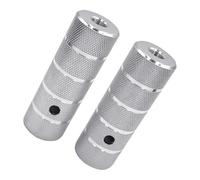 Wiffe Repose-pieds BMX pour vélo de rechange et conduite quotidienne | Paire moletée en alliage d'aluminium avec support fileté, 110 x 38 mm