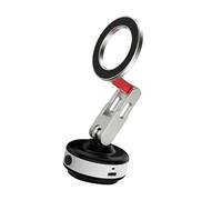 Wiffe Support de téléphone magnétique rotatif à 360 degrés pour tableau de bord de voiture avec base sous vide puissante, adapté pour une navigation stable, support de voiture anti-tremblement