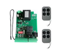 Wiffe Tableau de Commande 110V / 220V, Comprenant des bornes de Commande à Bouton Unique, Connexion et réglage pour Dispositif de Porte coulissante, Code Roulant