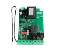 Wiffe Tableau de Commande 110V / 220V, Comprenant des bornes de Commande à Bouton Unique, Connexion et réglage pour Dispositif de Porte coulissante, Code Roulant