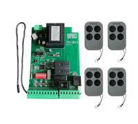 Wiffe Tableau de Commande 110V / 220V, Comprenant des bornes de Commande à Bouton Unique, Connexion et réglage pour Dispositif de Porte coulissante, Code Roulant
