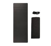 Wiffe Tapis de Bureau en Similicuir avec Station de 15 W intégrée pour Une intégration Transparente des Accessoires informatiques Tapis de Chargement en Cuir PU