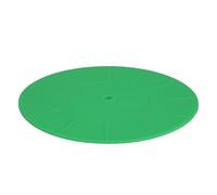 Wiffe Tapis de feutrine en silicone pour tourne-disques vinyles Vert | Tapis antistatique pour tourne-disque 17 cm avec amélioration des basses et réduction