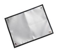 Wiffe Tapis en Silicone Double Face résistant à la, Black | Nettoyage facile, texture silicone pour la sécurité du camping, résistant à la extrême, barbecue