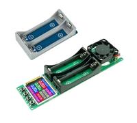 Wiffe Testeur de capacité de Batterie et de résistance Interne, Compteur de cellules à Deux Baies avec Plateau Adaptateur 21700, entrée USB pour Zone de Travail de tri de cellules, Double Emplacement