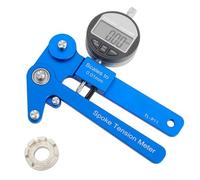 Wiffe Testeur de tension de rayons convivial avec écran LCD - Testeur de tension de rayons numériques pour roues de vélo - Contrôleur ergonomique