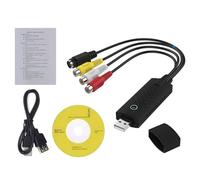 Wiffe USB 2.0 Carte de Saisie vidéo convertisseur vidéo câble Adaptateur convertir Hi8 magnétoscope en numérique pour Adaptateur analogique à numérique