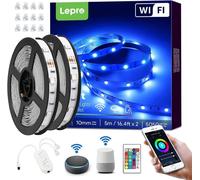 WiFi 10m Set LED Strip RGB IP20 - 2x5m 5050 SMD