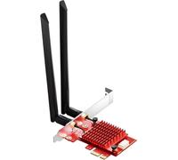 WiFi 6E PCIe Card Gaming, Intel AX210 Chip, 5400Mbps Tri-Band (2.4/5/6GHz), Bluetooth 5.3, Ultra-Low Latence for Windows 10/11, Desktop PC Wifi, Adaptateur WiFi