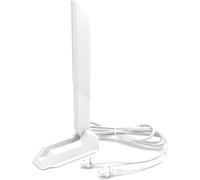 Wifi 7 Antenne Pour Asus Rog Crosshair X870E/Strix B850 B860 X870 Z790 Z890/ Maximus Z890 Z790 Wlan Amplifiers Wifi 7 Carte Gaming Tri-Bande 12Dbi Bluetooth 5.4,Base Magnétique (Black)