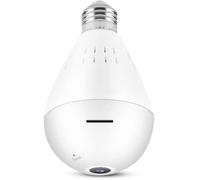 wifi 960p hd ampoule caméra panoramique,128g 360 degrés camera de surveillance sans fil,24 heures sur 24 cachée caméra ip dét[A714]