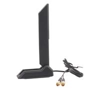 WiFi Antenna Booster, Tri Band PC Signal Extender, Magnetic Base Router Accessory, with 3.9ft Extension Cable, for Home Wireless Network Internet Speed Stability Use, 2.99x1.18x5.98 inches