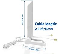 WiFi Antenna Cable 6E for ASUS 2T2R ROG Strix B660-I/Z590-E Z590-F Z590-I/Z690-A Z690-E Z690-I Z690-F Z690-G Z690-F/X570-E X570-PRO Gaming Z690-PL. US/ProArt Z6 90-CREAT 14008-02650600