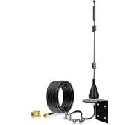 WiFi Antenna Outdoor Camera 2.4GHz 5.8GHz Dual Band Omnidirectional MIMO RP-SMA and SMA Male Wall Mount for Security IP Camera Amplifier Router WiFi Energy Monitor